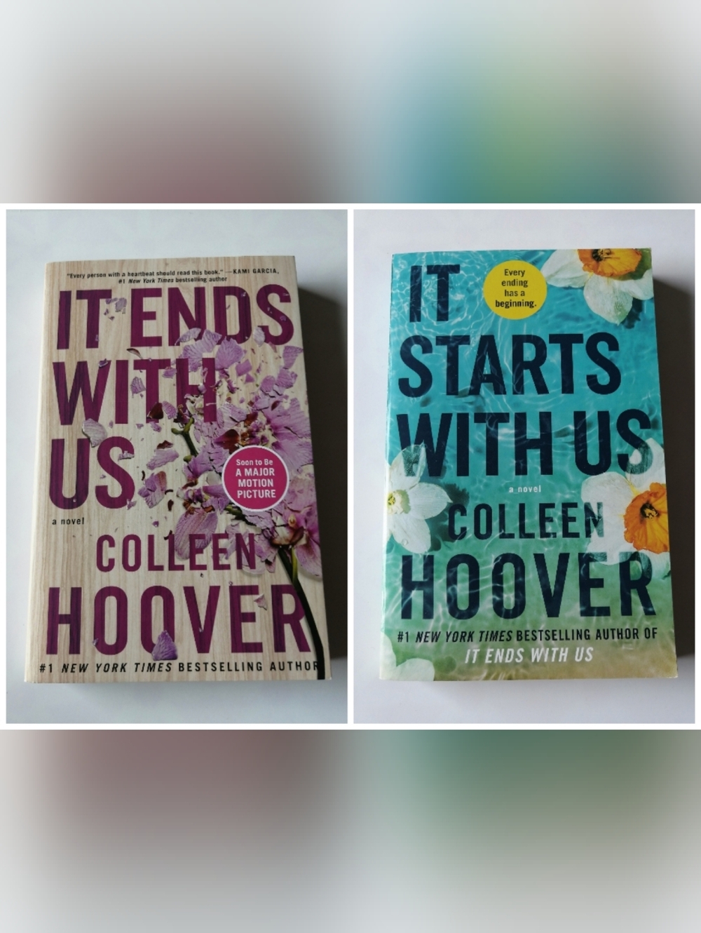 ❤️Romance Books Colleen Hoover Book Set - It Ends With Us & It Starts With Us